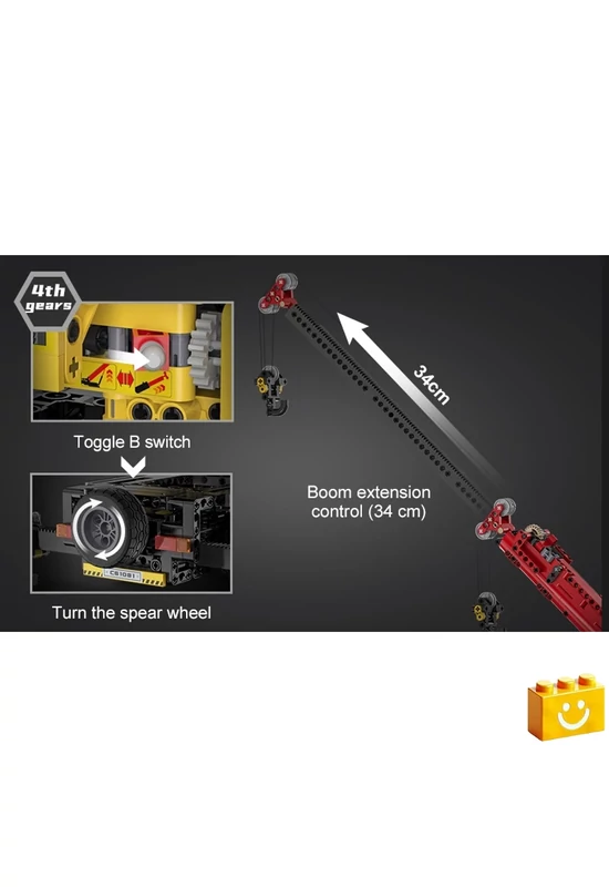 CaDA® C61081W - Autódaru - 100% technic-kompatibilis építőjáték