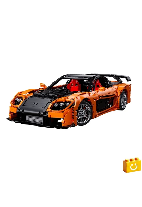 CaDA® C61502W - Távirányítós Mazda RX-7 sportkocsi - 100% technic-kompatibilis építőjáték