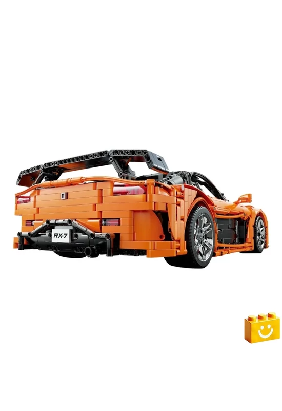 CaDA® C61502W - Távirányítós Mazda RX-7 sportkocsi - 100% technic-kompatibilis építőjáték