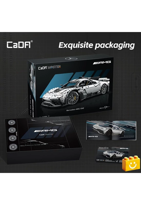 CaDA® C61503W - Mercedes-AMG ONE - 100% technic-kompatibilis építőjáték