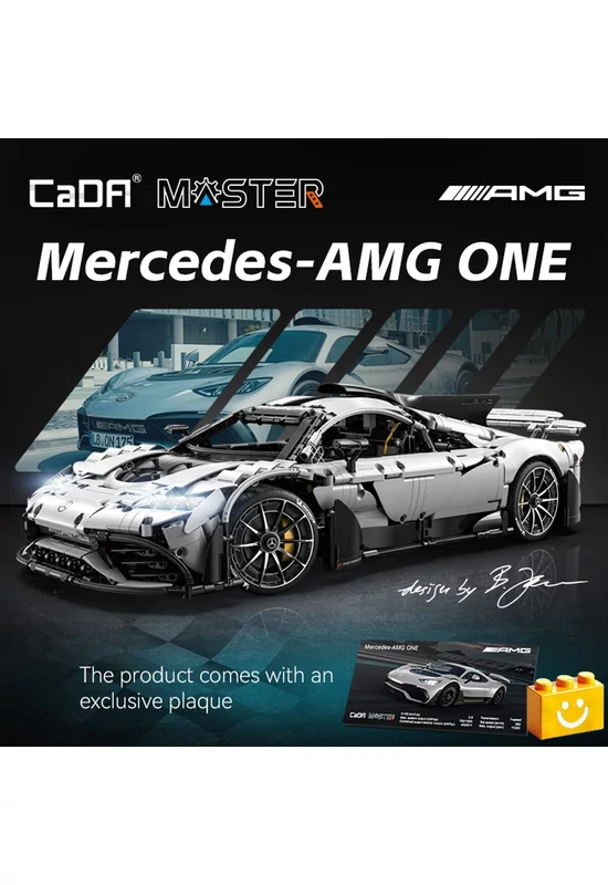 CaDA® C61503W - Mercedes-AMG ONE - 100% technic-kompatibilis építőjáték