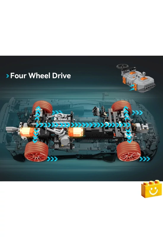 CaDA® C61503W - Mercedes-AMG ONE - 100% technic-kompatibilis építőjáték