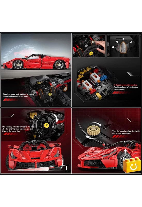 CaDA® C61505W - Viva Hypercar - 100% technic-kompatibilis építőjáték