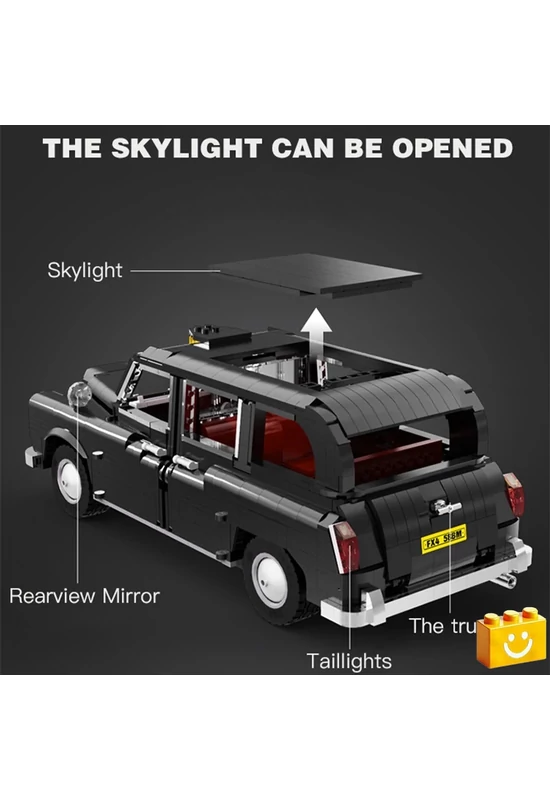 CaDA® C62004W - LEVC London Taxi - 100% technic-kompatibilis építőjáték