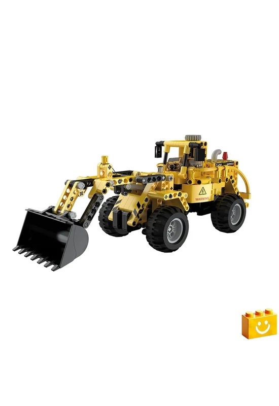CaDA® C65004W - 2 az 1-ben Dömper vagy homlokrakodó - 100% technic-kompatibilis építőjáték