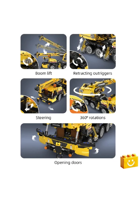 CaDA® C65005W - Mobildaru - 100% technic-kompatibilis építőjáték