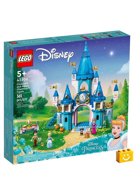 LEGO® Disney 43206 Hamupipőke és Szőke herceg kastélya