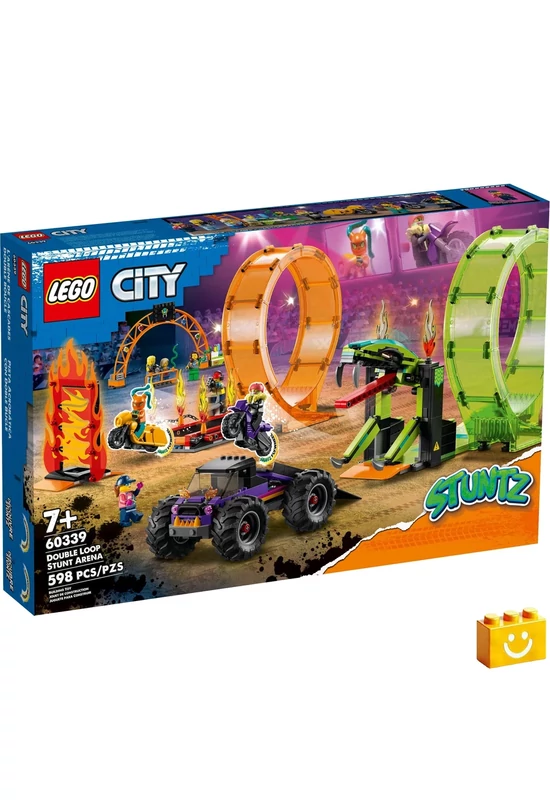 LEGO® City 60339 Kaszkadőr aréna dupla hurokkal