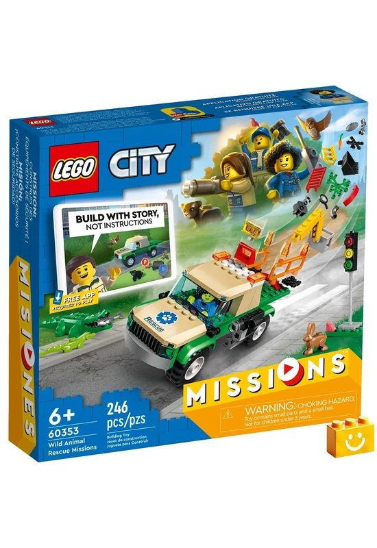 LEGO® City 60353 Vadállat mentő küldetések