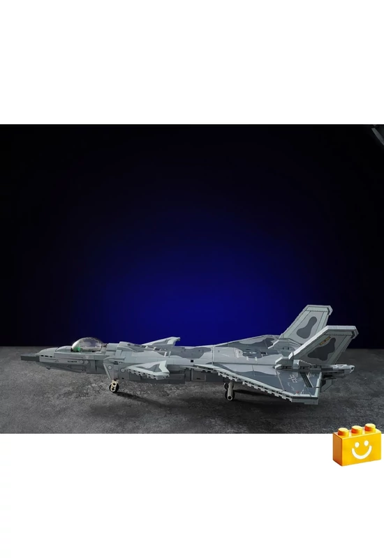 QMAN® 22020 - Chengdu J–20 lopakodó harci repülőgép - 100% technic-kompatibilis építőjáték