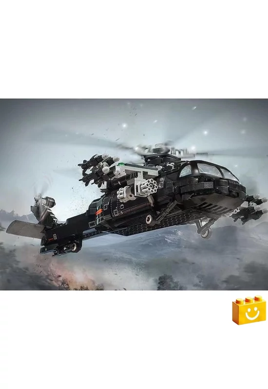 QMAN® 23016 - Harbin Z-20 többcélú helikopter - 100% technic-kompatibilis építőjáték