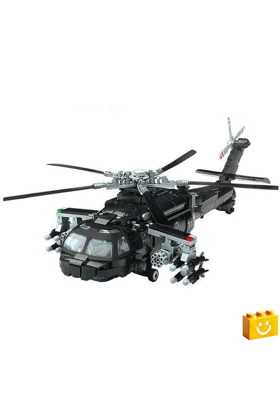 QMAN® 23016 - Harbin Z-20 többcélú helikopter - 100% technic-kompatibilis építőjáték