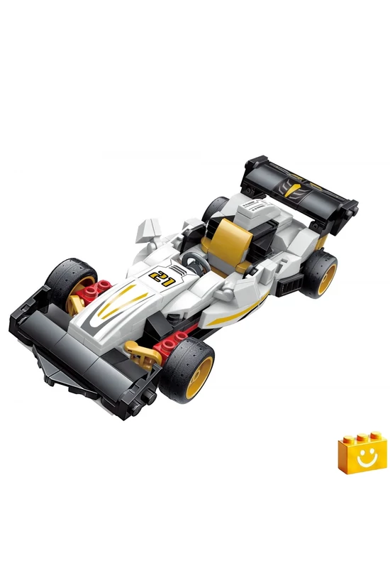QMAN® 42102 - 3 az 1-ben Sportkocsi, Robot, Versenyautó építőjáték - 100% kompatibilis minden más kedvelt márkával