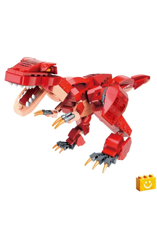 QMAN® 42106 - 3 az 1-ben Dinoszauruszok építőjáték - 100% kompatibilis minden más kedvelt márkával