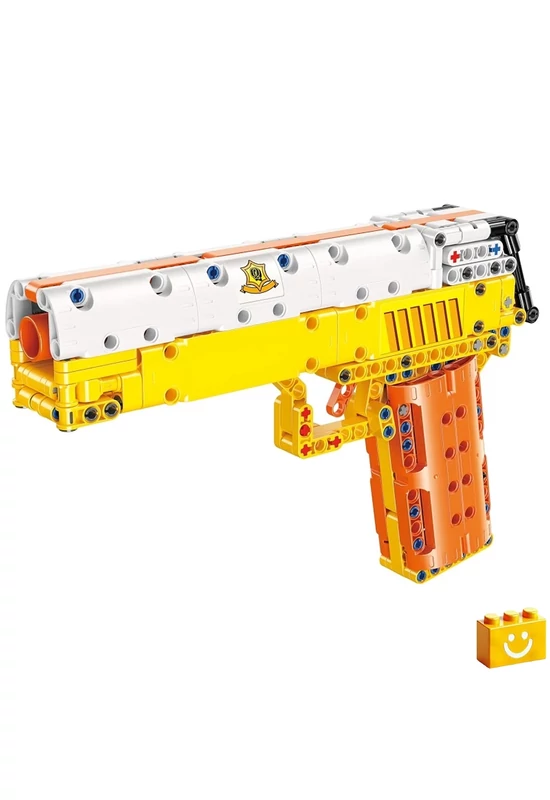 QMAN® 52001 - Desert Eagle játékpisztoly - 100% technic-kompatibilis építőjáték