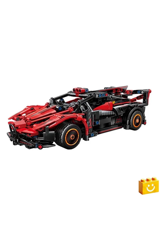 QMAN® 91003 - Vörös Sárkány sportautó - 100% technic-kompatibilis építőjáték