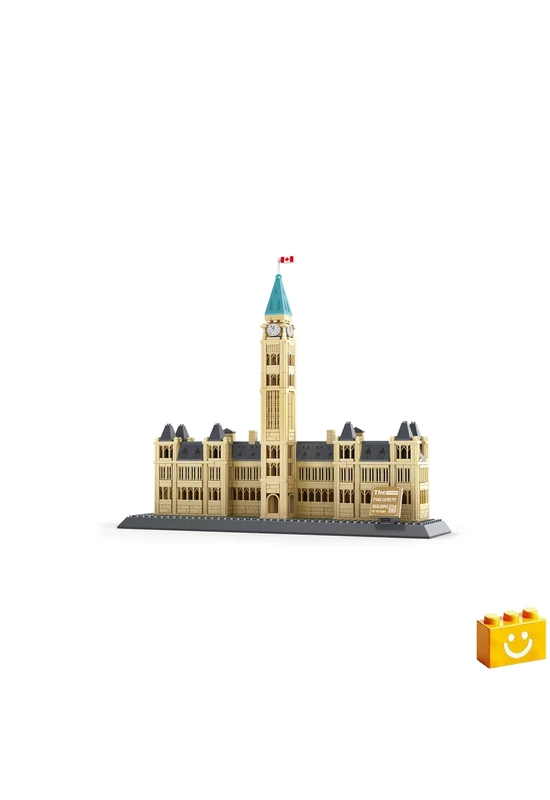 WANGE® 4221 - Kanadai Parlament – Ottawa építőjáték - 100% kompatibilis minden más kedvelt márkával