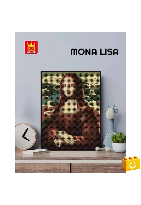 WANGE® 5121   Leonardo da Vinci - Mona Lisa építőjáték - 100% kompatibilis minden más kedvelt márkával