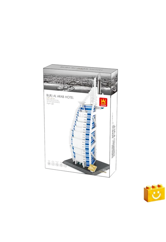 WANGE® 5220 - Burj Al Arab Hotel – Dubai építőjáték - 100% kompatibilis minden más kedvelt márkával