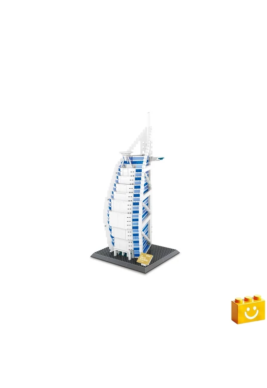 WANGE® 5220 - Burj Al Arab Hotel – Dubai építőjáték - 100% kompatibilis minden más kedvelt márkával