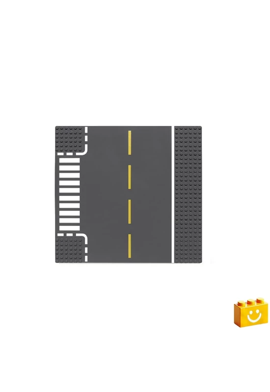 WANGE® 8813 | építőjáték alaplap - 100% kompatibilis minden más kedvelt márkával | 32x32 - út - T-elágazás