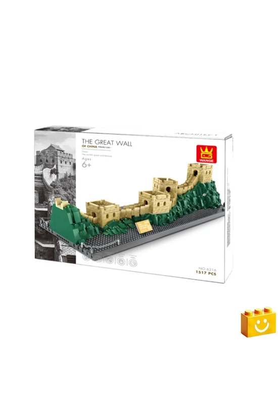 WANGE® 6216 - Kínai nagy fal építőjáték - 100% kompatibilis minden más kedvelt márkával