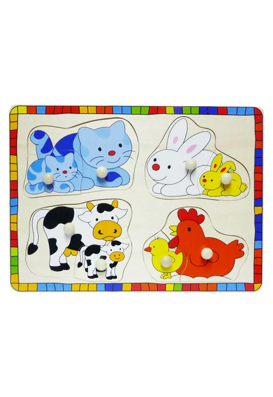 Fogantyús puzzle (cicás)