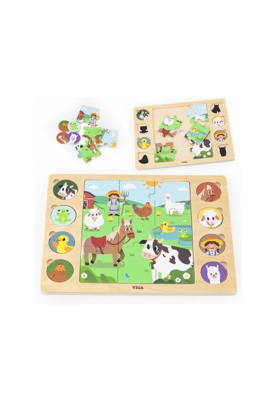 Puzzle - találd meg a párokat - farmos