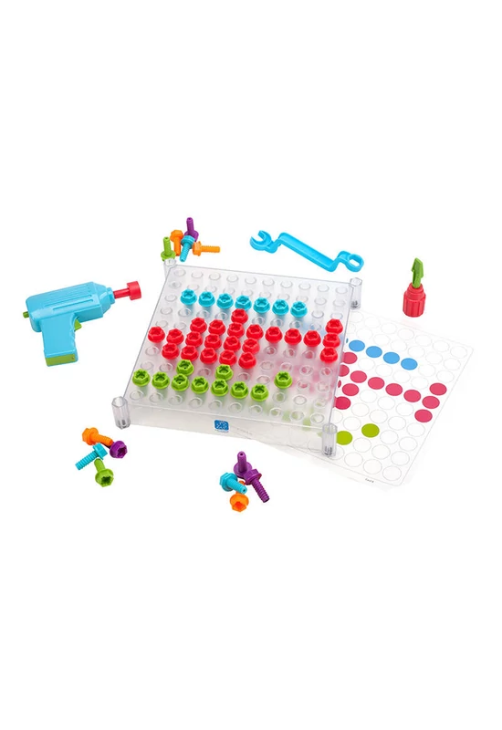 Learning Resources EI-4114 Design & Drill See-Through Creative Workshop készlet