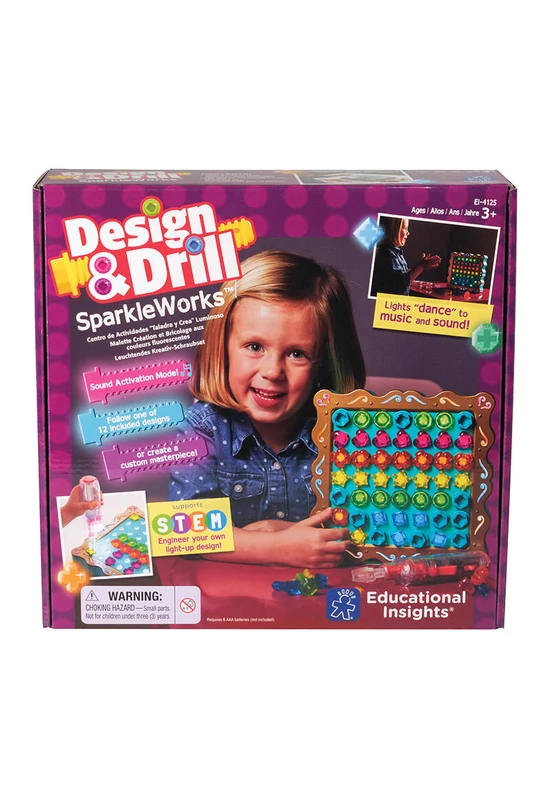 Learning Resources EI-4125 Design & Drill SparkleWorks készlet