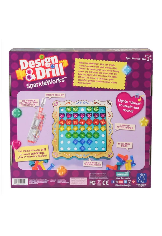 Learning Resources EI-4125 Design & Drill SparkleWorks készlet