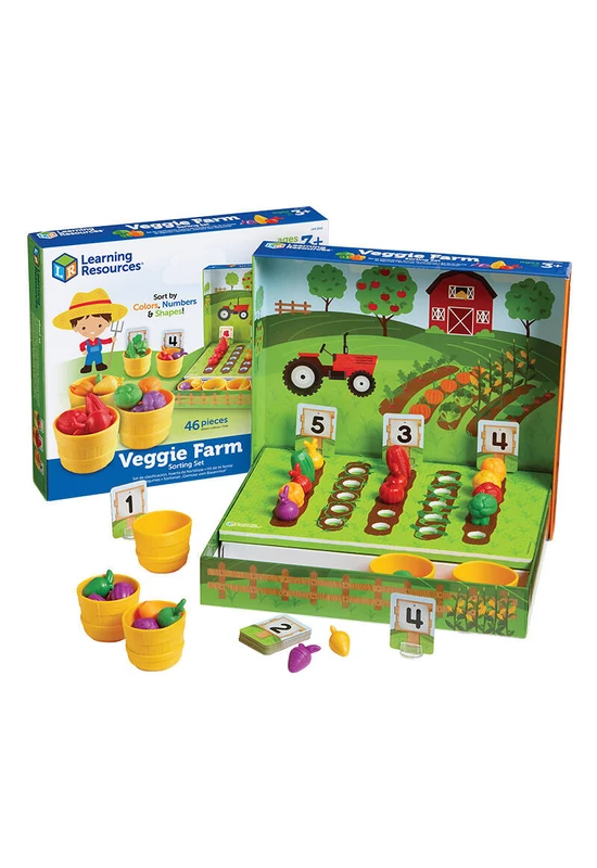 Learning Resources LER 5553 Veggie Farm szortírozó készlet