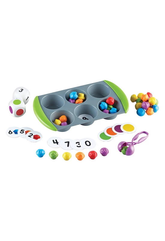 Learning Resources LER 5556 Mini Muffin Match Up matematikai tevékenységkészlet