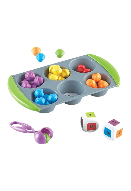 Learning Resources LER 5556 Mini Muffin Match Up matematikai tevékenységkészlet